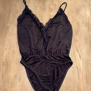 Zara Black Lace Bodysuit